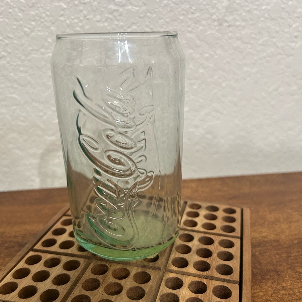 Coca-Cola Vintage Embossed  Georgia Green Glass - Collectibles “NEW” Vintage